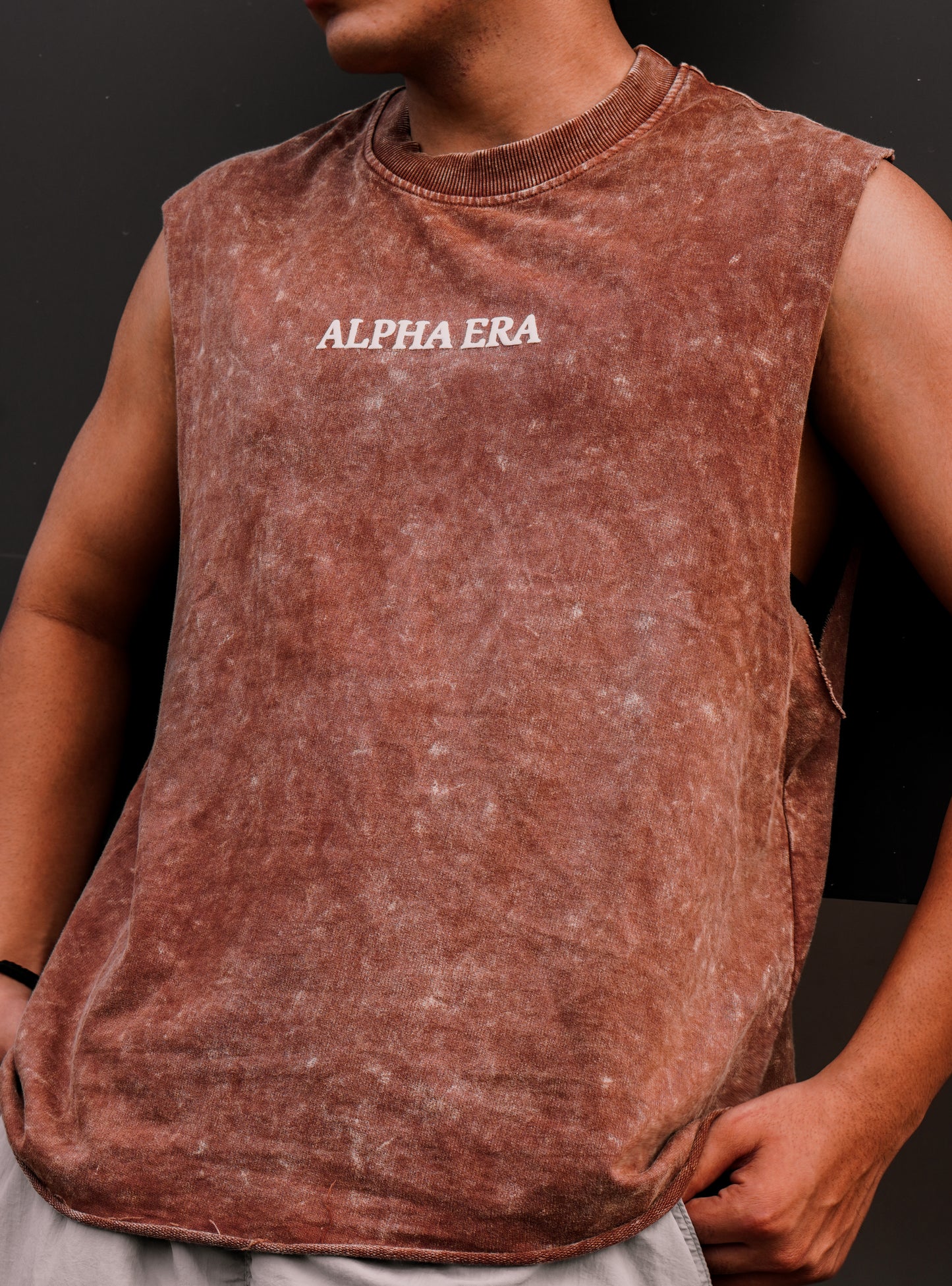 BURNT EARTH TANK TOP