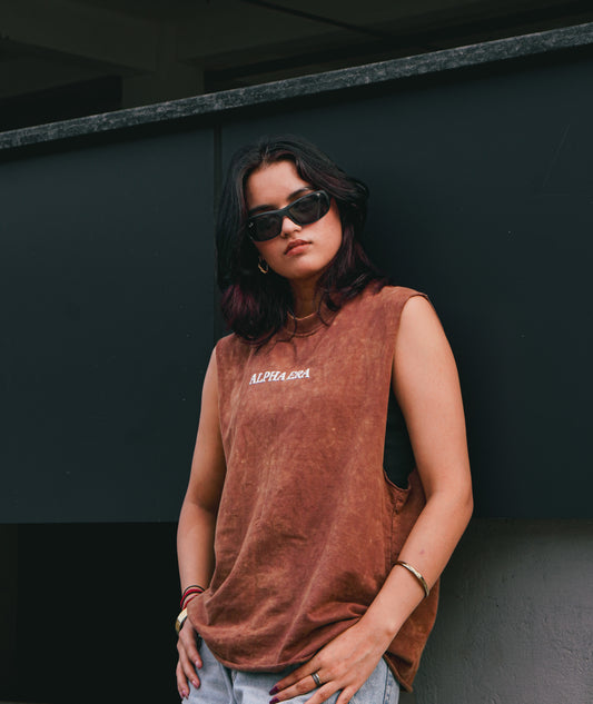 BURNT EARTH TANK TOP